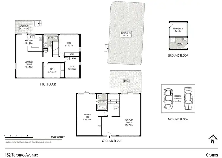 Floorplan of Homely house listing, 152 Toronto Avenue, Cromer NSW 2099