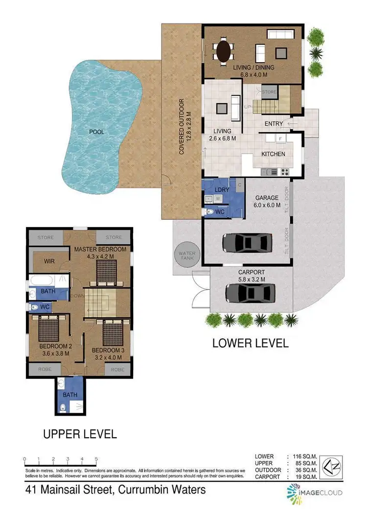 Floorplan of Homely house listing, 41 Mainsail Street, Currumbin Waters QLD 4223