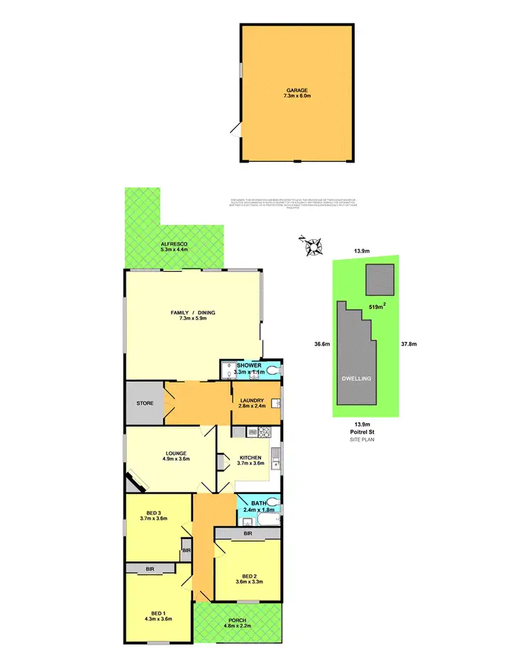 Floorplan of Homely house listing, 19 Poitrel Street, New Lambton NSW 2305