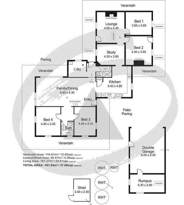 Floorplan of Homely house listing, 23 Davies Street, Macclesfield SA 5153