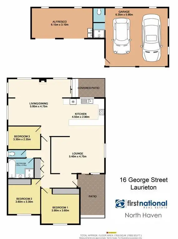 Floorplan of Homely house listing, 16 George Street, Laurieton NSW 2443