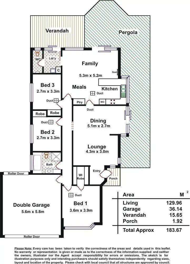 Floorplan of Homely house listing, 11 Crestview Place, Wynn Vale SA 5127