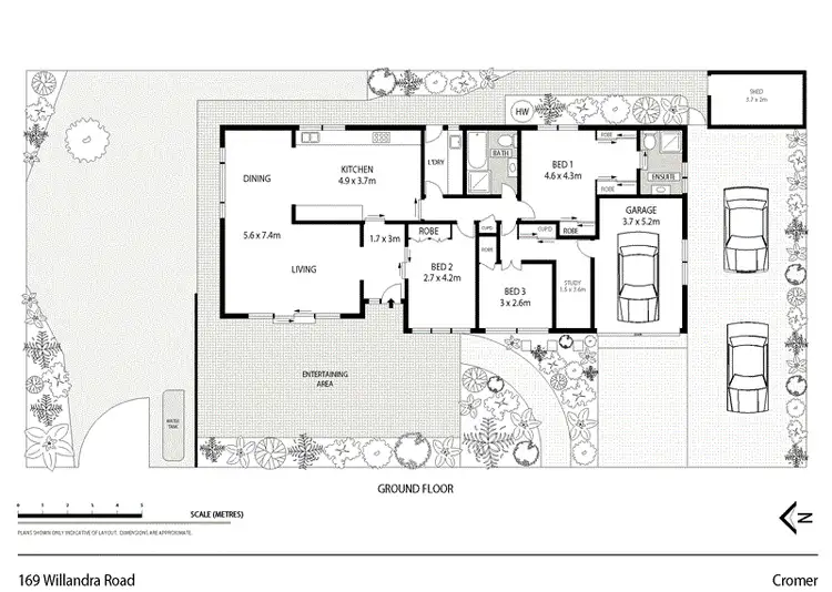 Floorplan of Homely house listing, 169 Willandra Road, Cromer NSW 2099