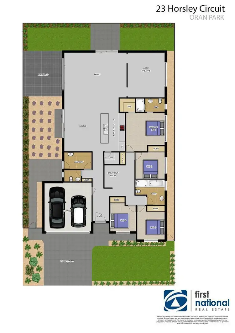 Floorplan of Homely house listing, 23 Horsley Circuit, Oran Park NSW 2570
