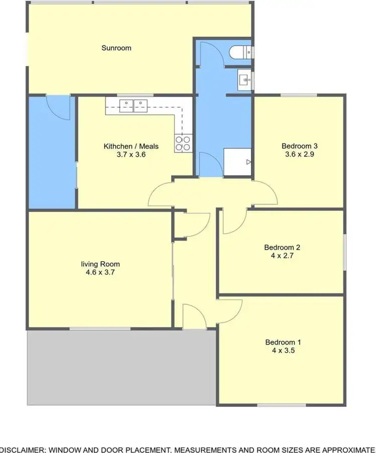 Floorplan of Homely house listing, 36 Metherall Street, Sunshine North VIC 3020