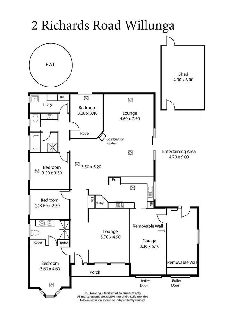 Floorplan of Homely house listing, 2 Richards Road, Willunga SA 5172