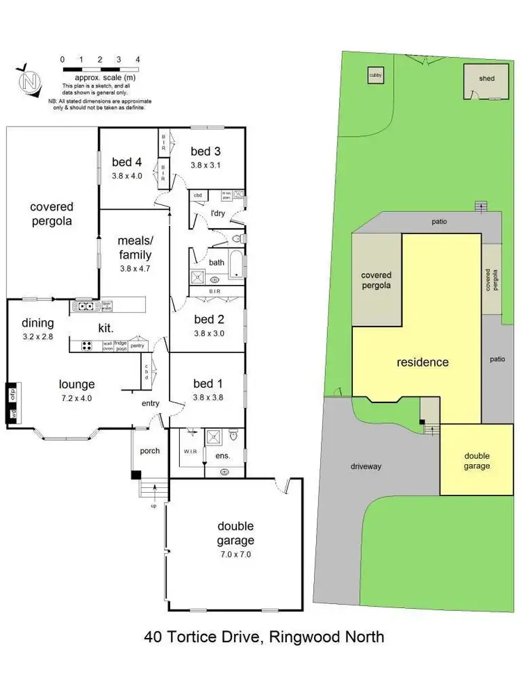 Floorplan of Homely house listing, 40 Tortice Drive, Ringwood North VIC 3134