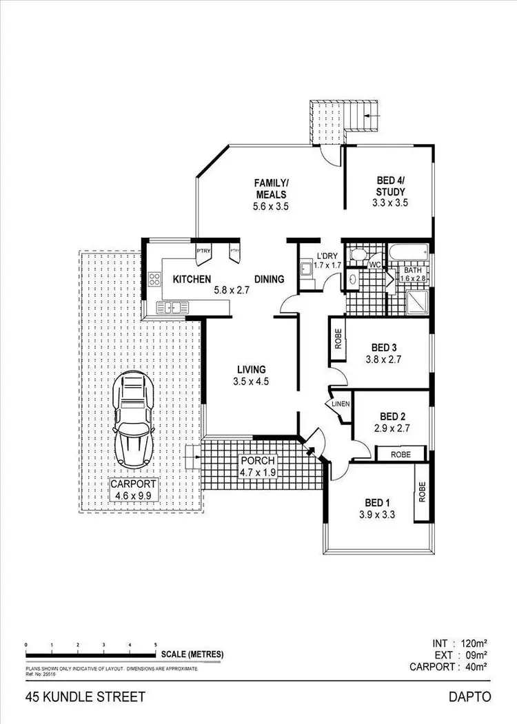 Floorplan of Homely house listing, 45 Kundle Street, Dapto NSW 2530