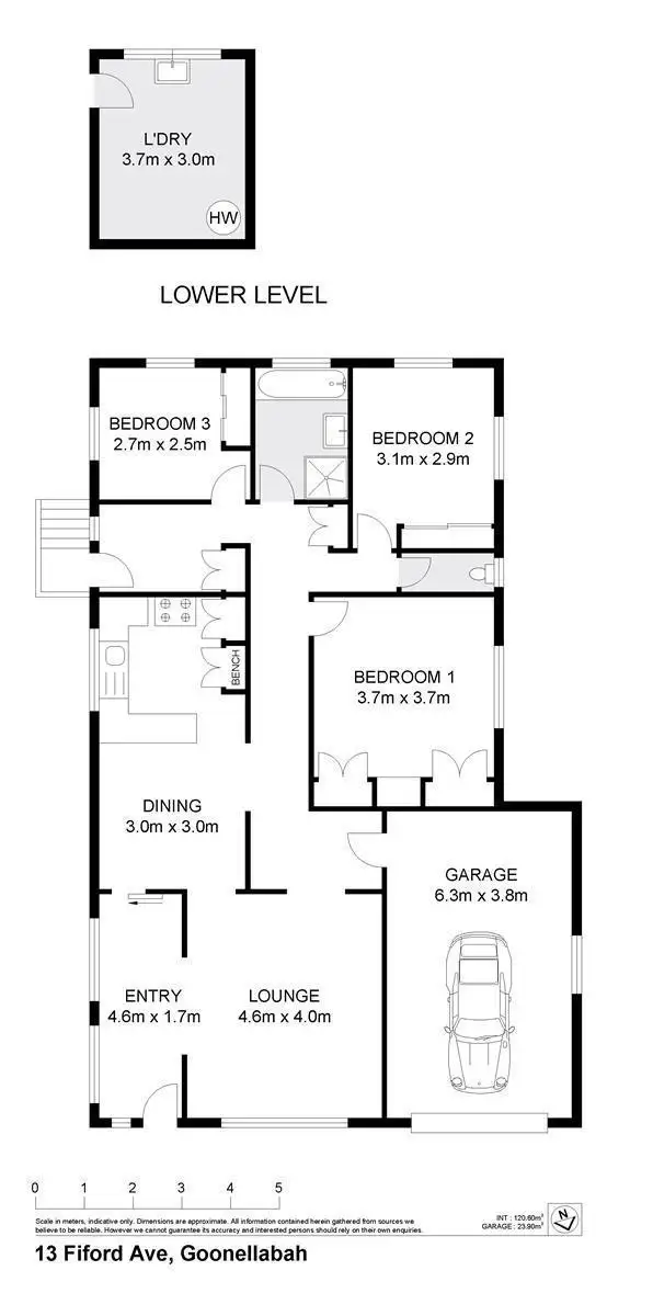 Floorplan of Homely house listing, 13 Fiford Avenue, Goonellabah NSW 2480