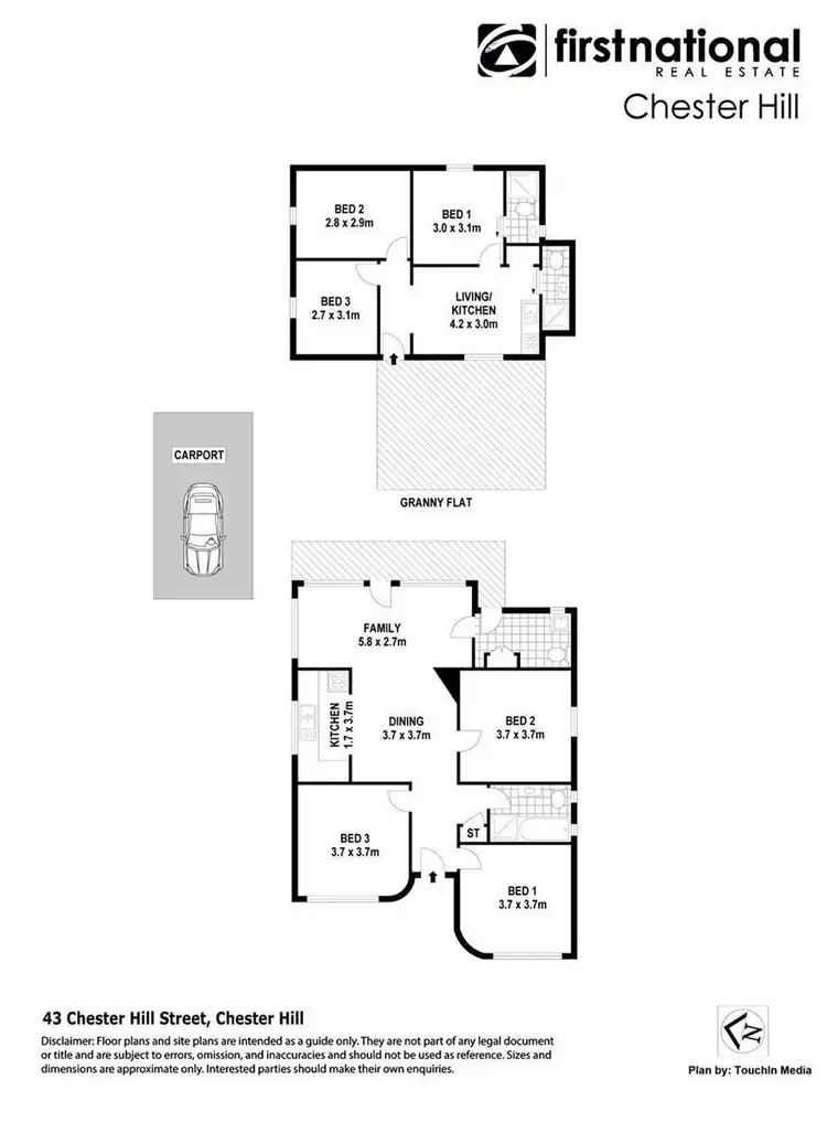 Floorplan of Homely house listing, 43 Chester hill Road, Chester Hill NSW 2162