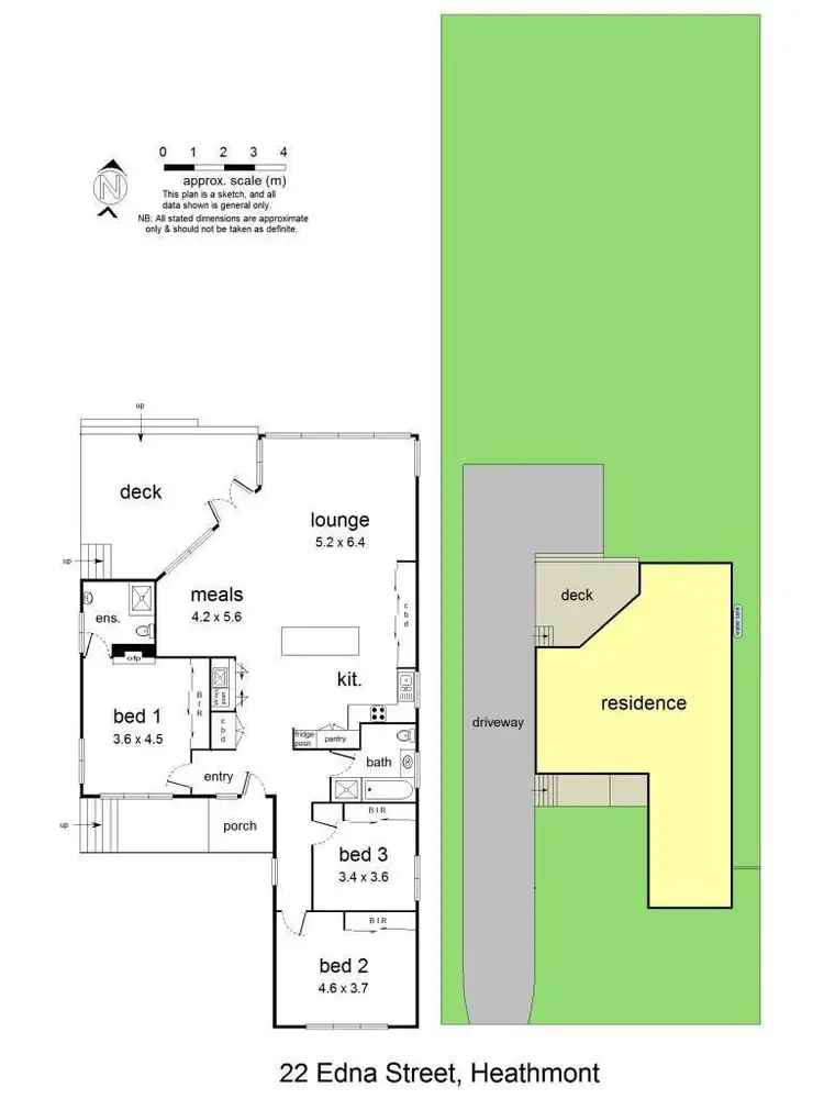 Floorplan of Homely house listing, 22 Edna Street, Heathmont VIC 3135