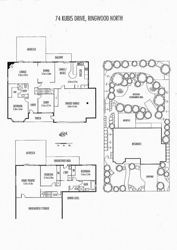 Floorplan of Homely house listing, 74 Kubis Drive, Ringwood North VIC 3134