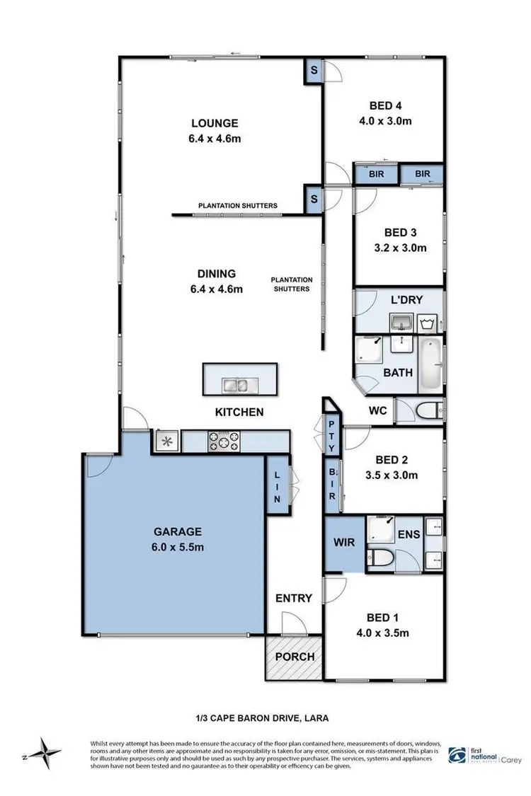 Floorplan of Homely house listing, 1-3 Cape Barron Drive, Lara VIC 3212