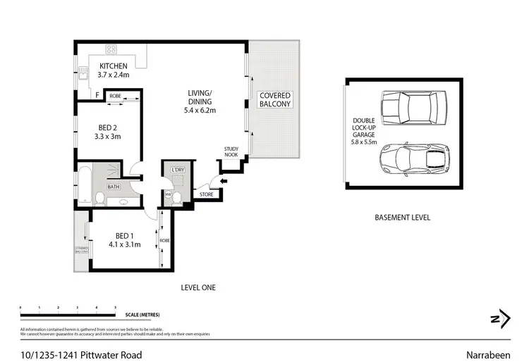 Floorplan of Homely unit listing, 10/1235-1241 Pittwater Road, Narrabeen NSW 2101