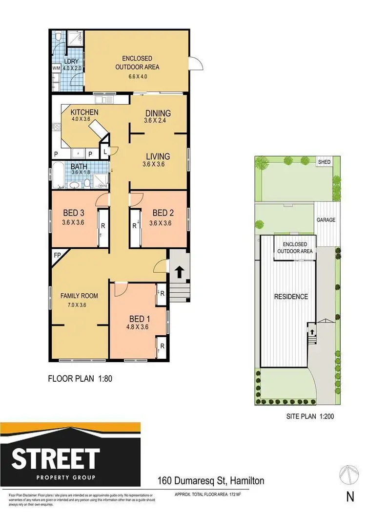 Floorplan of Homely house listing, 160 Dumaresq Street, Hamilton NSW 2303