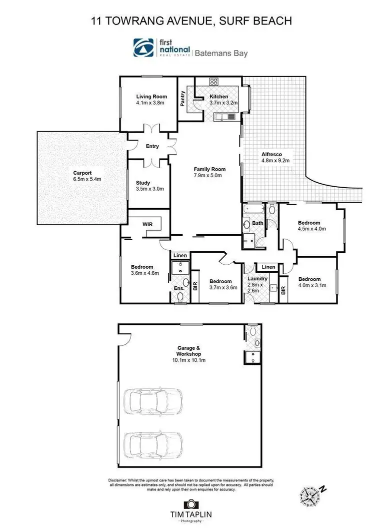 Floorplan of Homely house listing, 11 Towrang Avenue, Surf Beach NSW 2536
