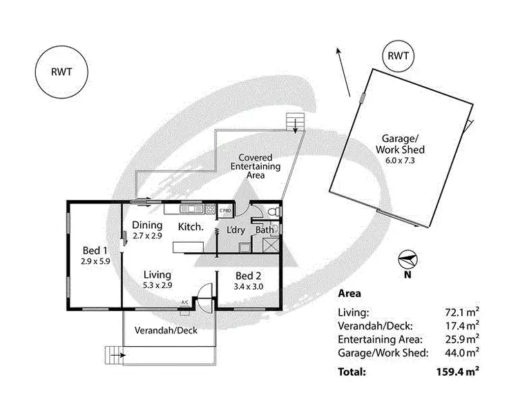 Floorplan of Homely house listing, 1 Island View Drive, Clayton Bay SA 5256