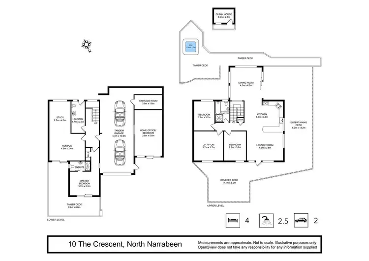 Floorplan of Homely house listing, 10 The Crescent, North Narrabeen NSW 2101
