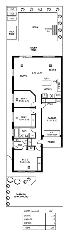 Floorplan of Homely house listing, 15b Olive Street, Magill SA 5072