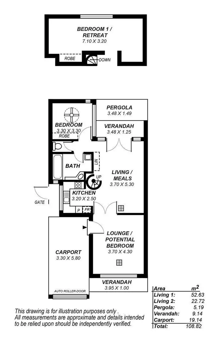Floorplan of Homely house listing, 5 Tram Street, Kensington SA 5068