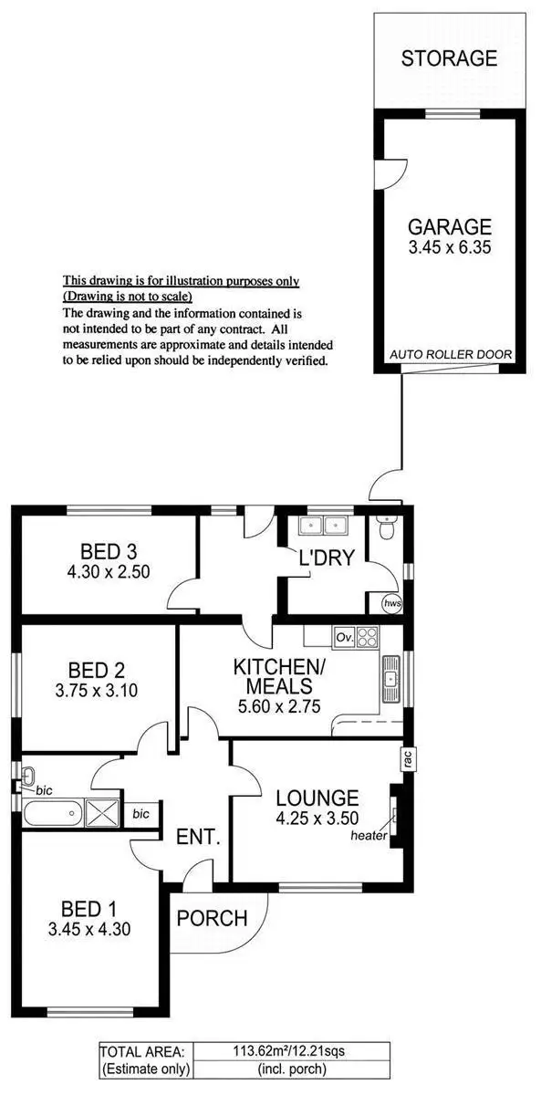 Floorplan of Homely house listing, 4 Seventh Avenue, Ascot Park SA 5043