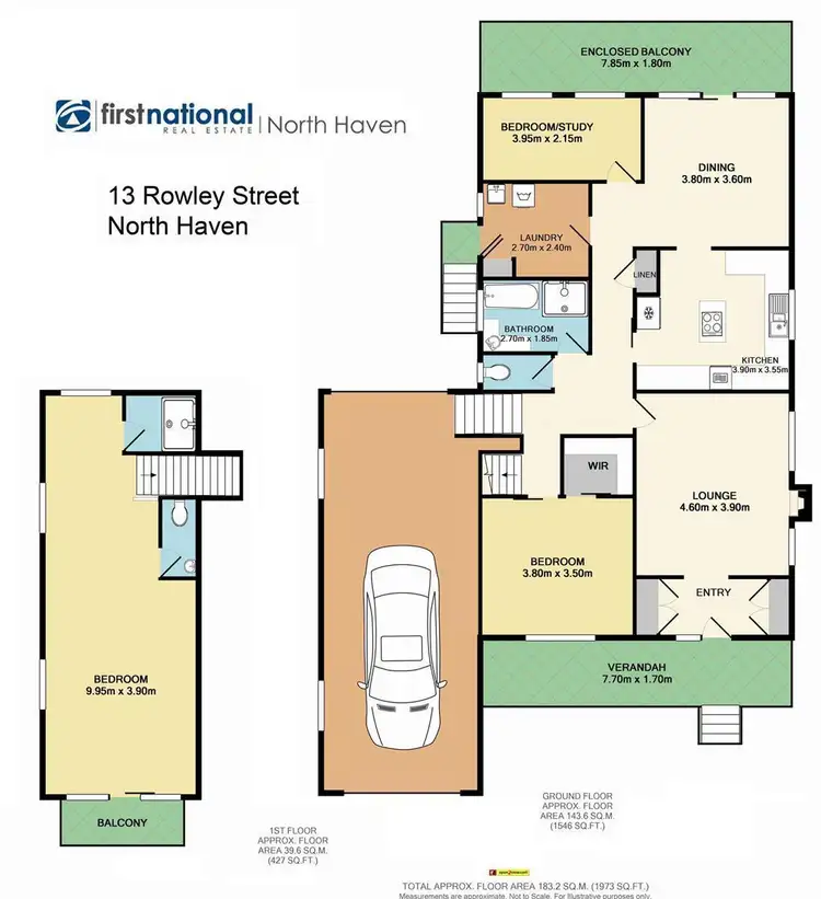 Floorplan of Homely house listing, 13 Rowley Street, North Haven NSW 2443