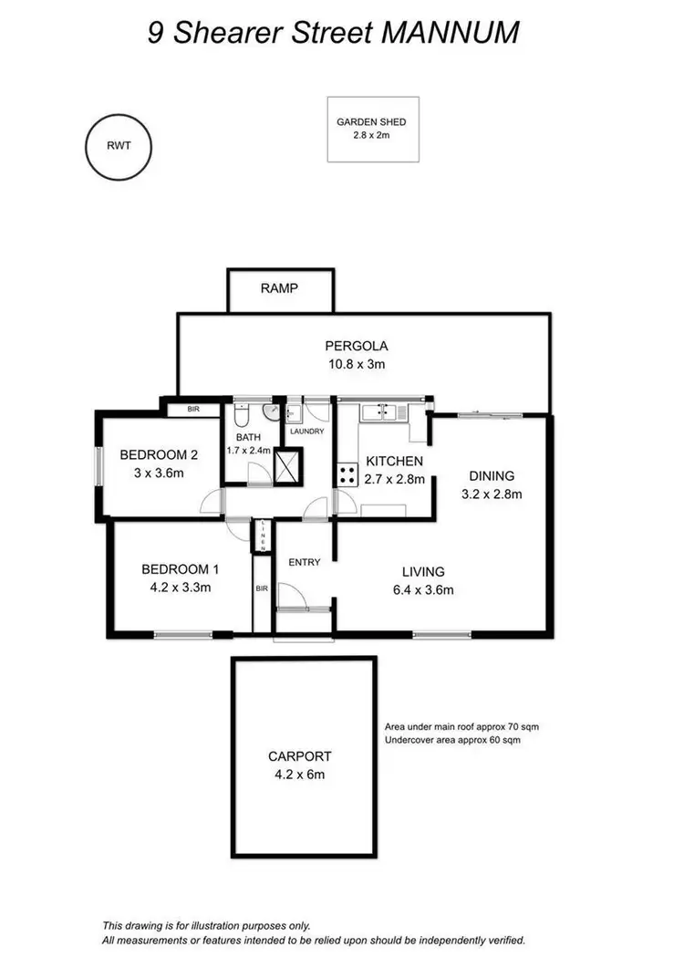 Floorplan of Homely house listing, 9 Shearer Street, Mannum SA 5238