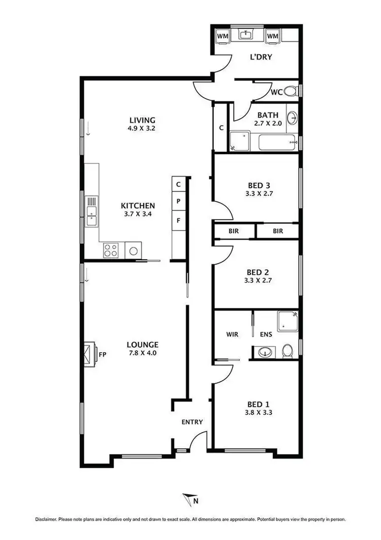 Floorplan of Homely house listing, 3 Ailsa Court, Sunbury VIC 3429