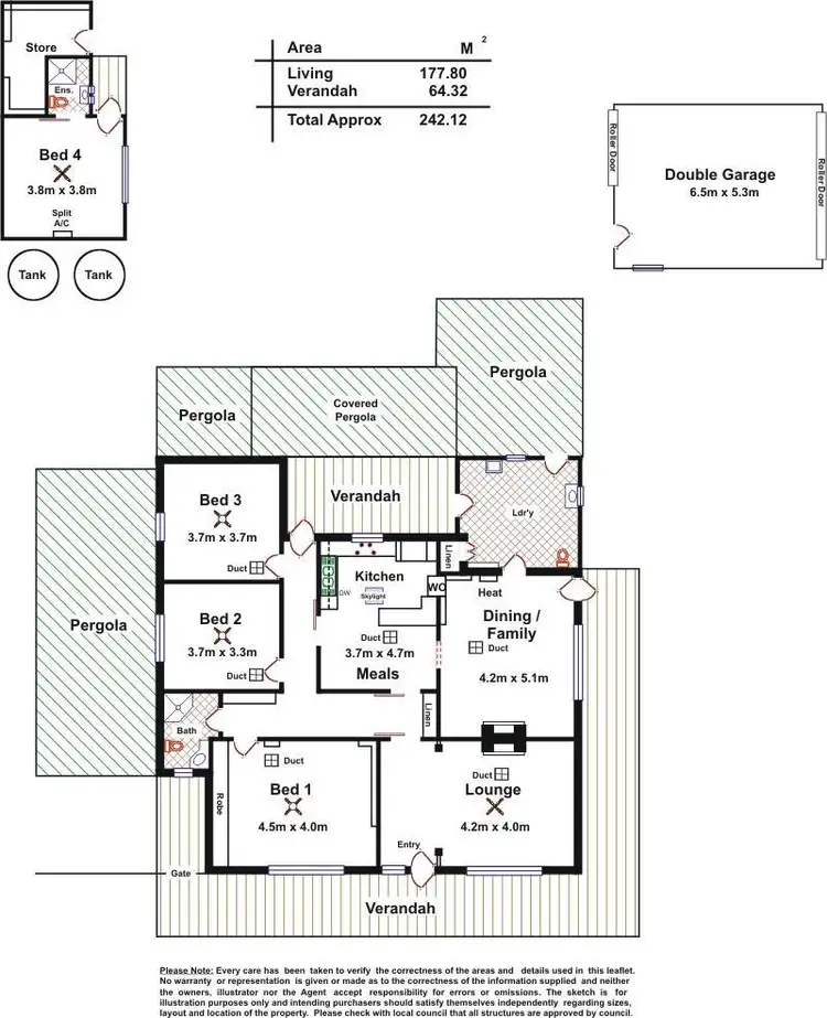 Floorplan of Homely house listing, 24 Sturt Avenue, Hawthorndene SA 5051
