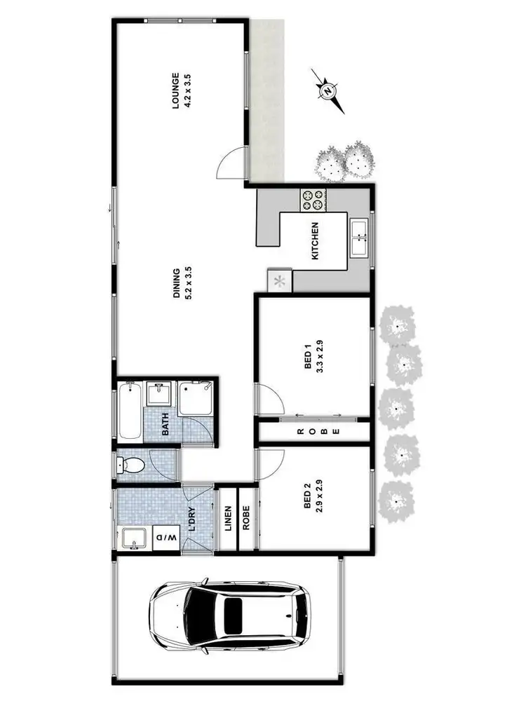 Floorplan of Homely house listing, 5/19-20 Gillean Place, Lara VIC 3212