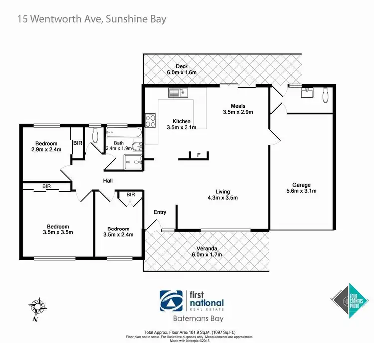 Floorplan of Homely house listing, 15 Wentworth Avenue, Sunshine Bay NSW 2536
