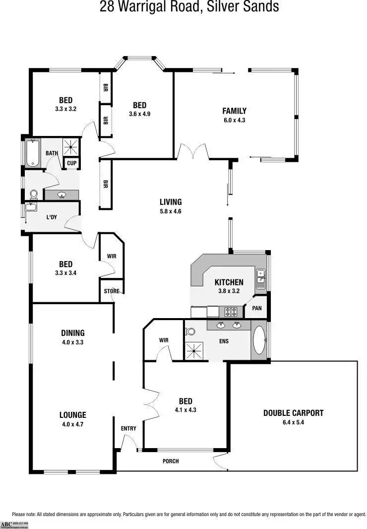 Floorplan of Homely house listing, 28 Warrigal Road, Aldinga Beach SA 5173