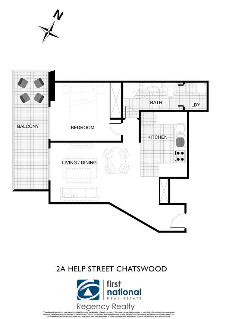 Floorplan of Homely apartment listing, 2A Help Street, Chatswood NSW 2067