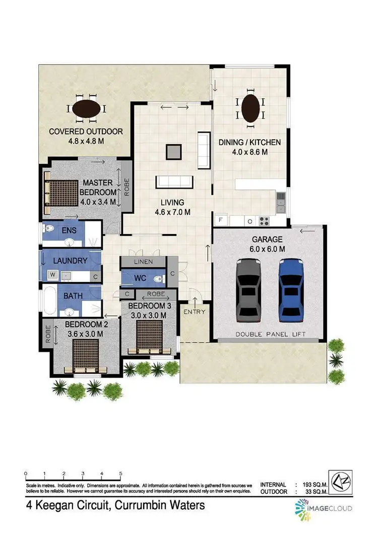Floorplan of Homely house listing, 4 Keegan Circuit, Currumbin Waters QLD 4223
