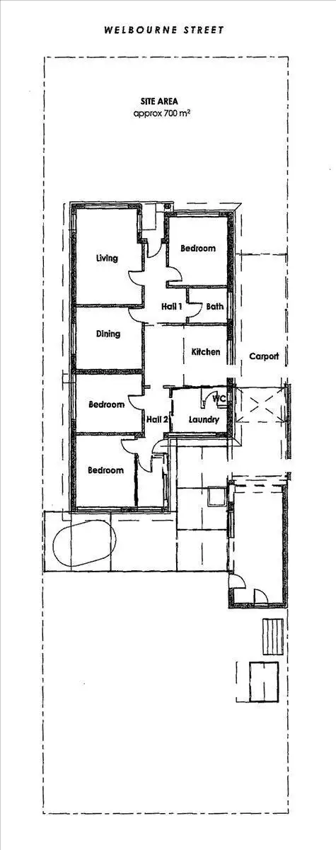 Floorplan of Homely house listing, 11 Welbourne Street, Mitcham SA 5062