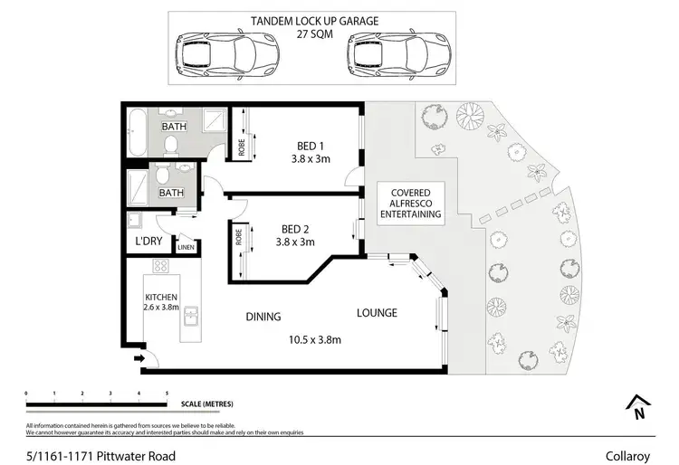 Floorplan of Homely unit listing, 5/1161-1171 Pittwater Road, Collaroy NSW 2097