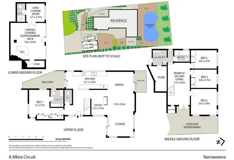 Floorplan of Homely house listing, 8 Alkira Circuit, Narraweena NSW 2099