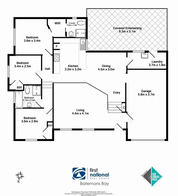 Floorplan of Homely house listing, 6B Jerupa Close, Surf Beach NSW 2536