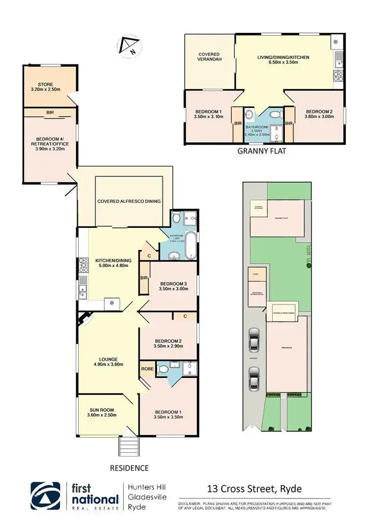 Floorplan of Homely house listing, 13 Cross Street, Ryde NSW 2112