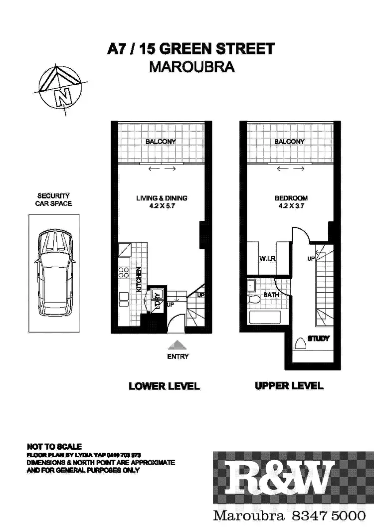 Floorplan of Homely apartment listing, A7/15 Green Street, Maroubra NSW 2035