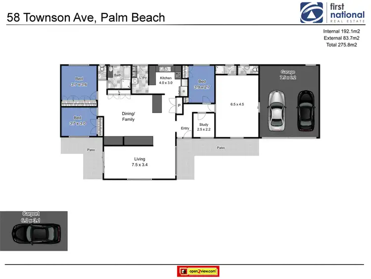 Floorplan of Homely house listing, 58 Townson Avenue, Palm Beach QLD 4221