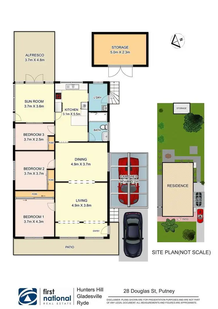 Floorplan of Homely house listing, 28 Douglas Street, Putney NSW 2112