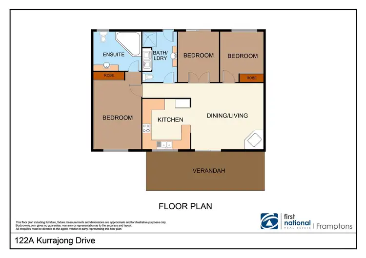 Floorplan of Homely house listing, 122a Kurrajong Drive, East Side NT 870