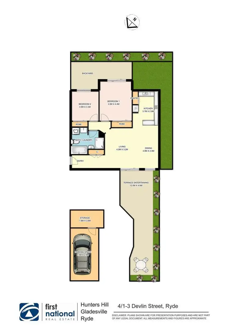 Floorplan of Homely apartment listing, 4/3 Devlin Street, Ryde NSW 2112