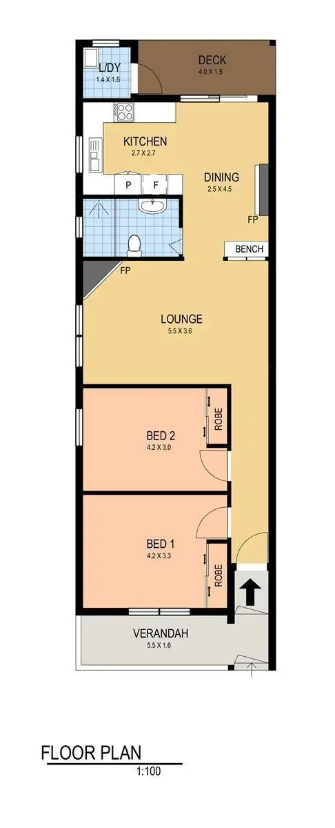Floorplan of Homely house listing, 37A Swan Street, Hamilton NSW 2303