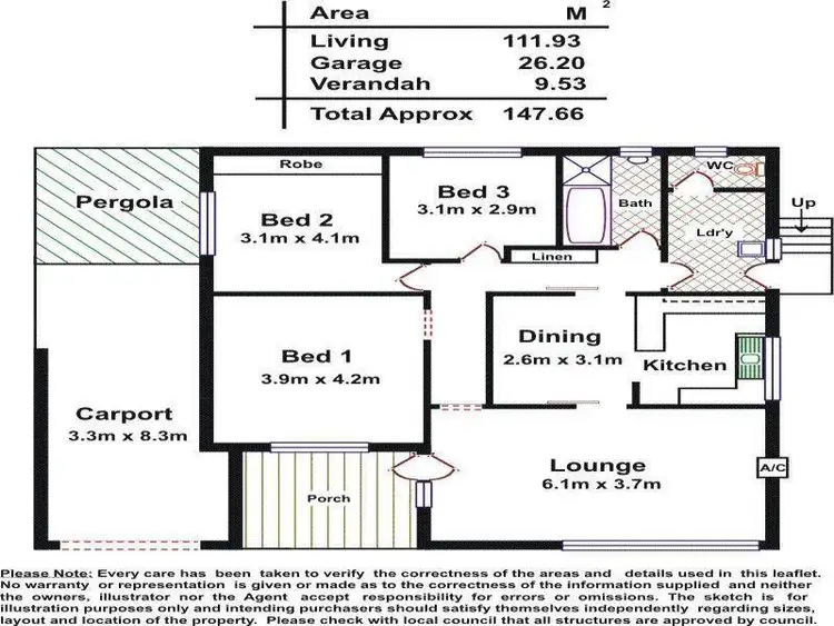 Floorplan of Homely house listing, 17 Borraga Street, O'sullivan Beach SA 5166