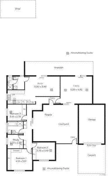 Floorplan of Homely house listing, 34 Kent Street, Hawthorn SA 5062