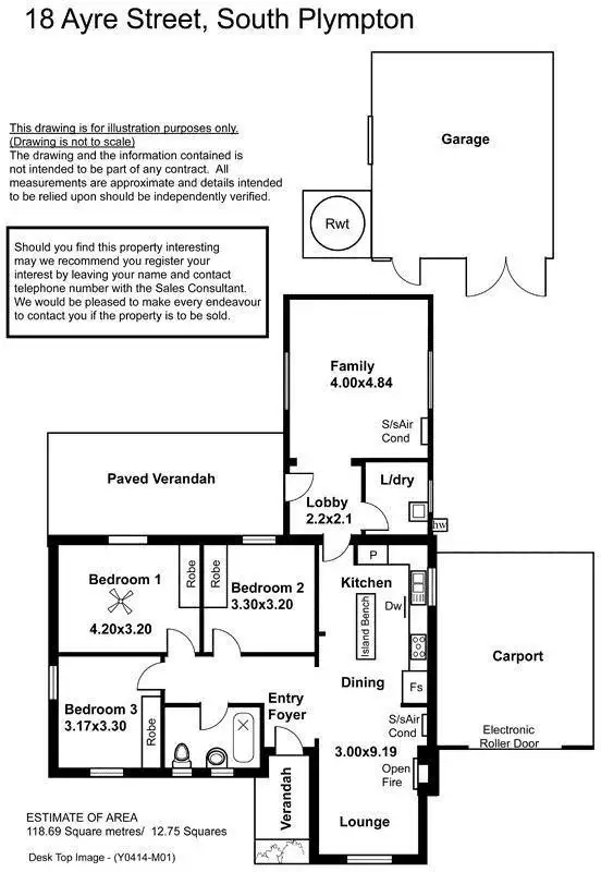 Floorplan of Homely house listing, 18 Ayre Street, South Plympton SA 5038