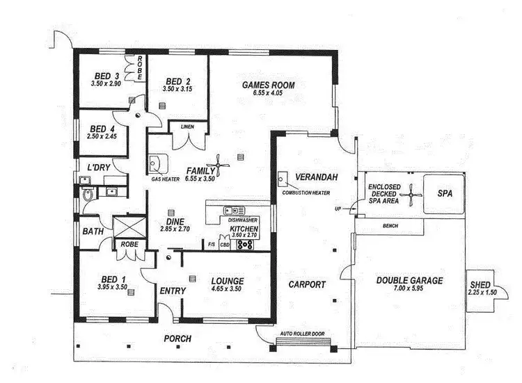 Floorplan of Homely house listing, 25 McKenzie Street, Aldinga Beach SA 5173