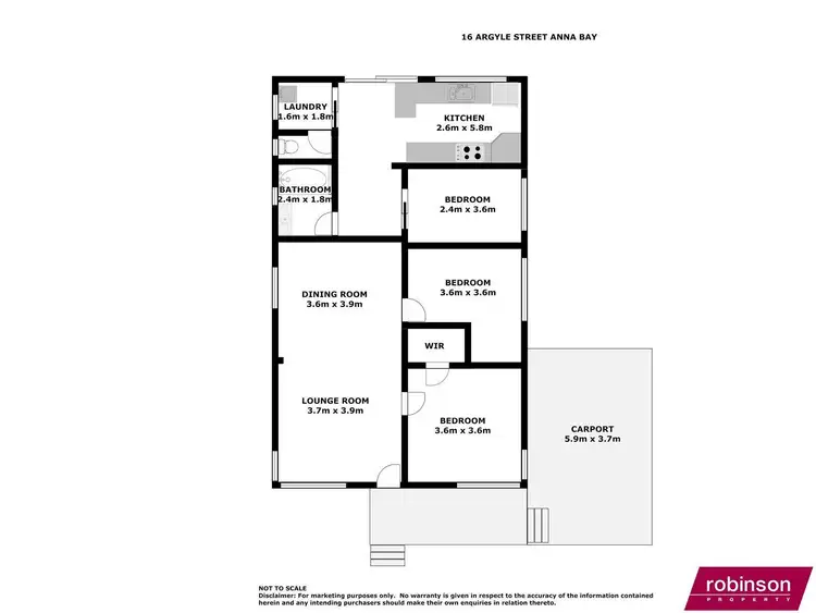 Floorplan of Homely house listing, 16 Argyle Avenue, Anna Bay NSW 2316